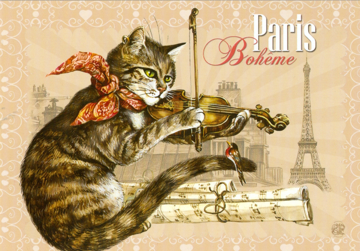 Country cats. Severine Pineaux. Картины. Séverine Pineaux — иллюстратор, художник. Рисунки в альбоме кошка.